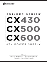Corsair BUILDER CX500 Owner's manual