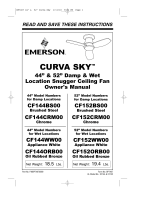 Emerson CF144ORB00 User manual