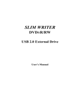 Emprex Slim Writer DVD±R/RW User manual