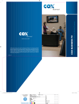 COX Business TV User manual