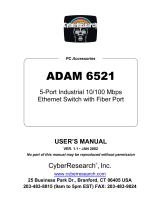 CyberResearch ADAM 6521 User manual