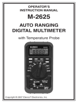 Elenco M-2625 Owner's manual