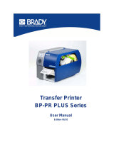 Brady BP-PR 200 PLUS-P User manual