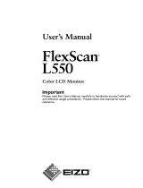 Eizo L550 User manual