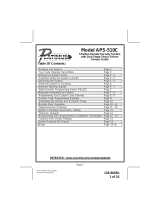 Audiovox APS-510C APS-510C Owner's manual