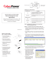 CyberPower RMCARD303 User manual