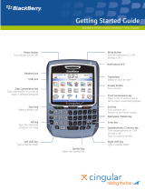 Blackberry 8700C WIRELESS HANDHELD - GETTING STARTED GUIDE FROM CINGULAR Owner's manual