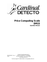 Cardinal Detecto D Series User manual