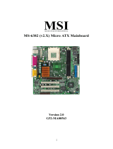 MSI msi micro atx mainboard User manual