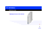 Motorola SB4200 - SURFboard - 38 Mbps Cable Modem User manual