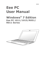 Asus 1011CX-MU10-BK User manual