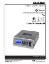 Dukane iQ AL Series Ultrasonic Generator/Power Supply User manual