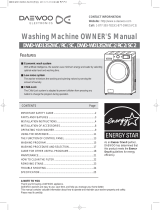 Daewoo DWD-FT1021 Owner's manual