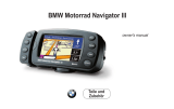 BMW BMW Motorrad Navigator III User manual