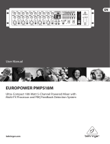 Behringer PMP518M User manual