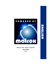 Matrox Millennium G400 Max User manual
