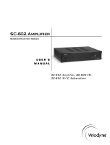 Velodyne SC-602 User manual