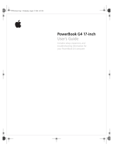 Apple POWERBOOK G4 Owner's manual