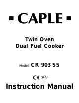 Caple CR 903 SS User manual