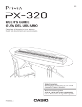 Casio PX-320 User manual