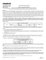 Wheelock ET70-24MCWH User manual