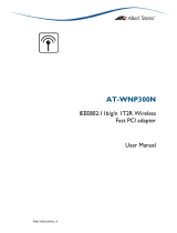 Allied Telesis AT-WNP300N User manual