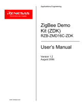Renesas RZB-ZMD16C-ZDK User manual