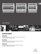 Behringer Europower PMP4000 User manual
