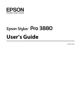 Epson Stylus Pro3880 Mirage Edition User manual