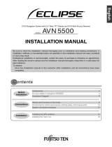 Eclipse - Fujitsu Ten AVN 5500 User manual