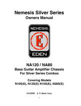 Eden Nemesis Silver N12SE Owner's manual