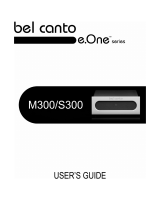 Bel Canto Design M300 User manual