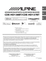 Alpine CDE-HD137BT User manual