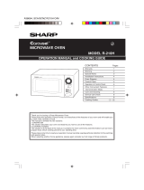 Sharp R-210H User manual