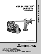 Delta VERSA-FEEDER 36-865 User manual