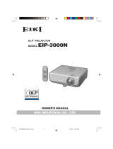 Eiki EIP-3000NA User manual
