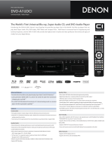 Denon DVD-A1UDCI User manual