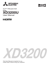 Mitsubishi XD3200U User manual