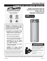 American Water Heater AHCG/HCG3 60T 120 - AHCG3/HCG3 100T 250 User manual