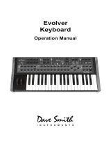 Dave Smith Instruments Mono Evolver Keyboard User manual