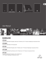 Behringer Eurolive VP1220F User manual