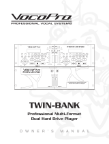 VocoPro TWIN-BANK Owner's manual