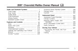 Chevrolet Malibu 2007 Owner's manual