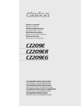 Clarion CZ209ER Owner's manual
