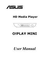 Asus O!PLAY MINIO!PLAY MINI PLUS User manual