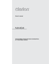 Clarion NX404 User manual