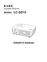 Eiki LC-SD10 User manual