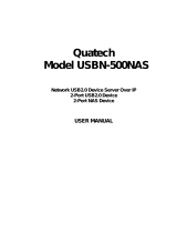 Quatech USBN-500NAS User manual