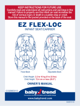 Baby Trend EZ Flex-Loc Owner's manual