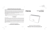 iHome iHM28 User manual